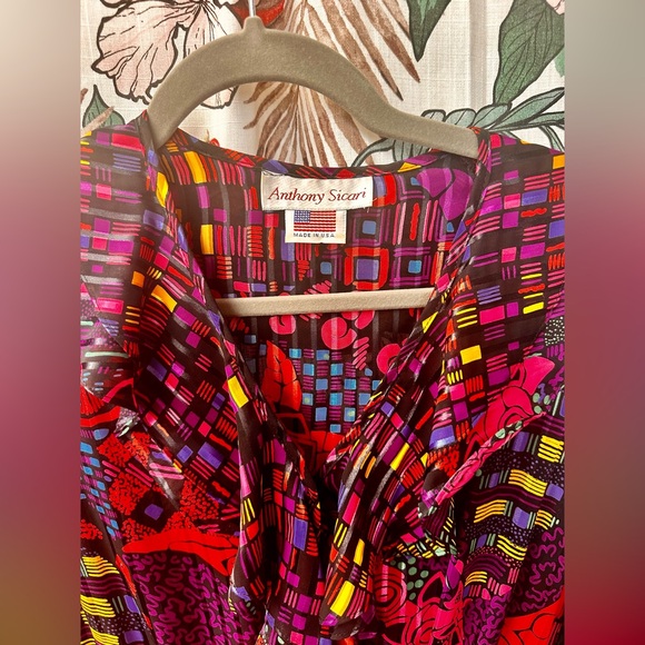 Vintage Anthony Sicari Dress Size 8 - Picture 2 of 8